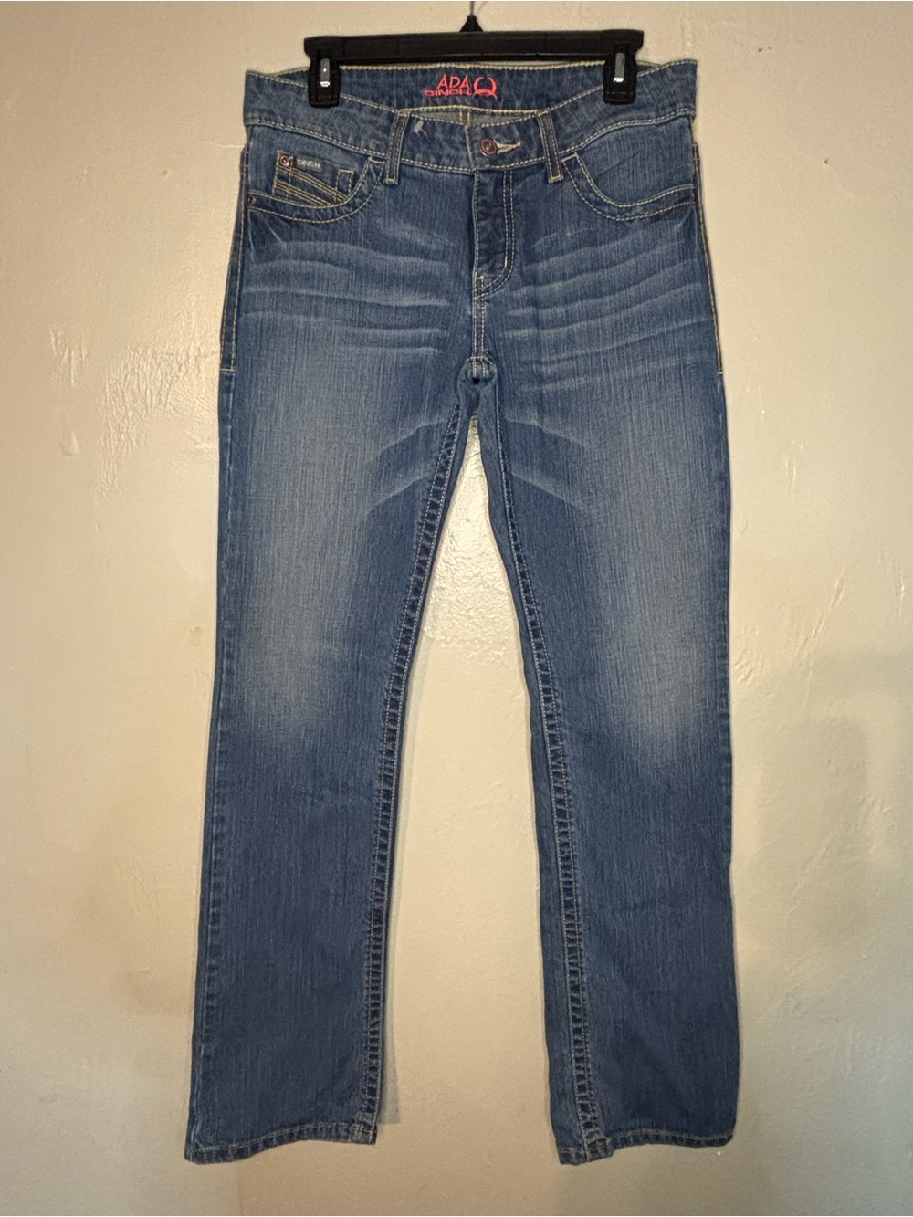 Cinch Women’s ADA Straight Leg Low rise Jeans - Blue size